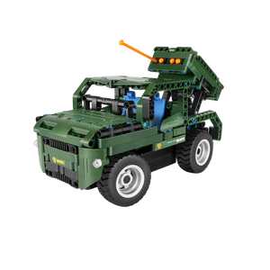 iM.Master 動力裝甲遙控火箭發射器2合1遙控車 - 男孩專用遙控車，兒童玩具與高仿真模型完美結合(8021)