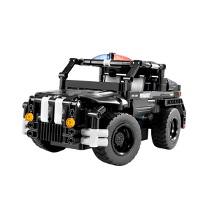 iM.Master 遙控武裝警車2合1 - 越野車模型，男孩遙控車，可動拼裝玩具，完美兒童玩具。( 8026)
